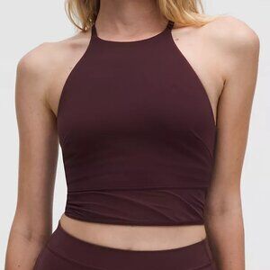 Lululemon - Nulu High-Neck Mesh-Hem Tank Top Light Support - Size XL - BNWT